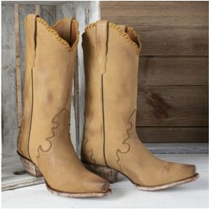 Dan Post leather cowgirl boots